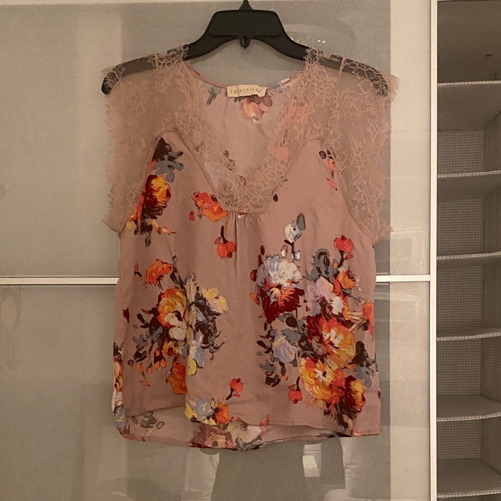 Lovestitch Floral Lace Blouse - Multicolor